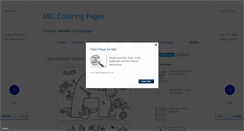 Desktop Screenshot of abcoloring.net