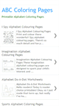 Mobile Screenshot of abcoloring.net