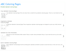 Tablet Screenshot of abcoloring.net